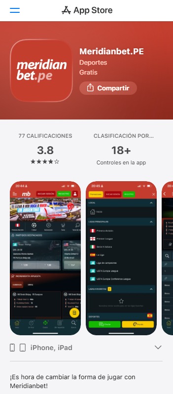 meridianbet ios