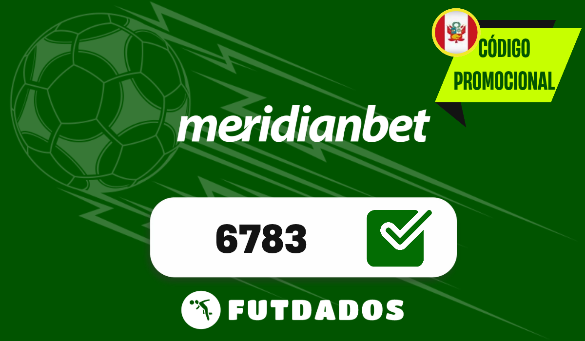Código promocional Meridianbet 6783: 500 giros + S/20 gratis | 2026