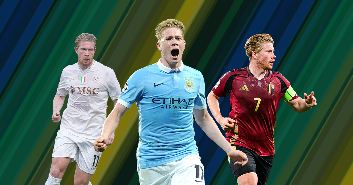 Quantos gols tem Kevin De Bruyne? Todos, jogo a jogo, por Napoli, City e Bélgica