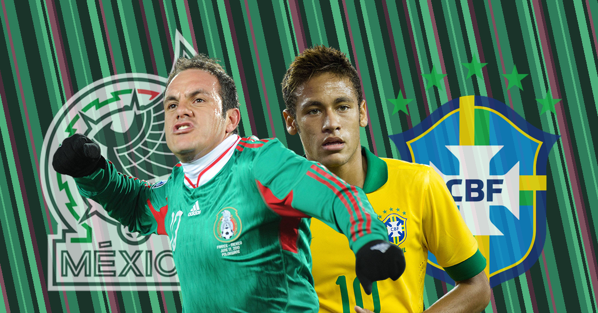 ¿Cuántos partidos han jugado México y Brasil? Historial completo